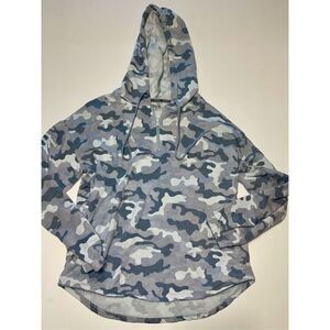 ZELOS Fleece Lined Camo Hoodie‎ Sweatshirt in Small A8